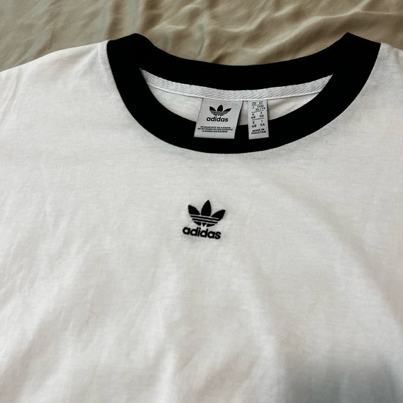 Adidas Crop Stop Tee Shirt. Size XL. - Picture 2 of 3